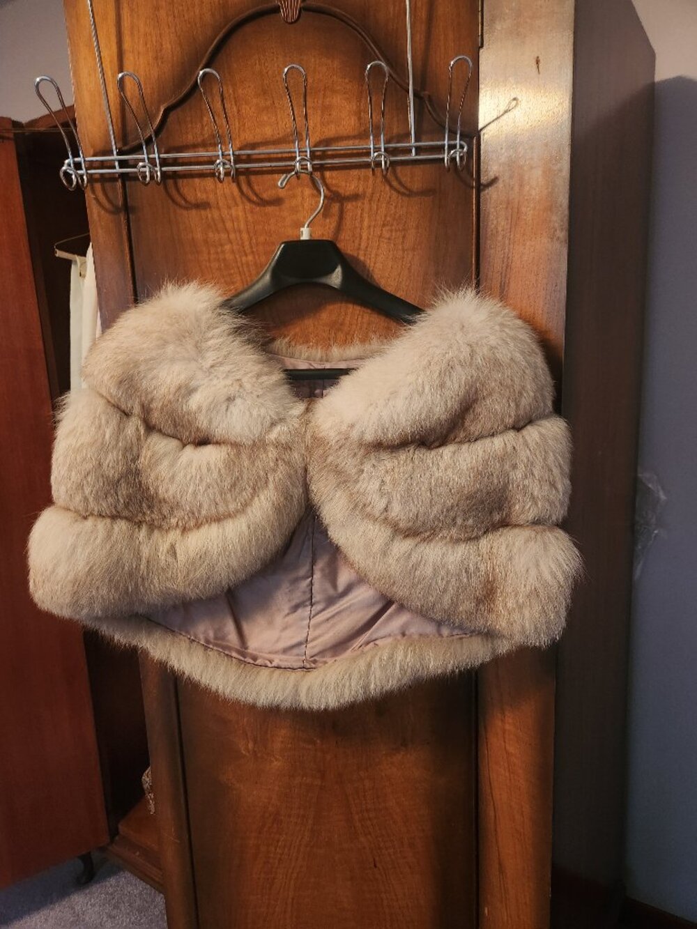 Real Fur Shawl